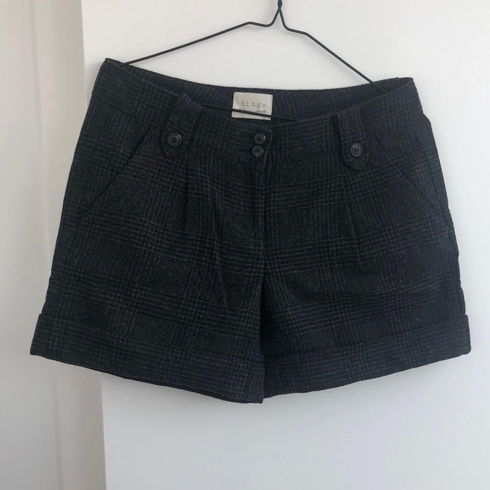 HINGE Dark Charcoal Flannel Shorts Nordstrom’s, 4